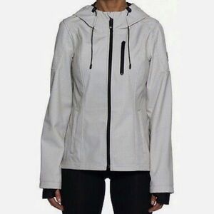 Halifax Traders Full Zip Hooded Jacket White & Black‎ Size XL